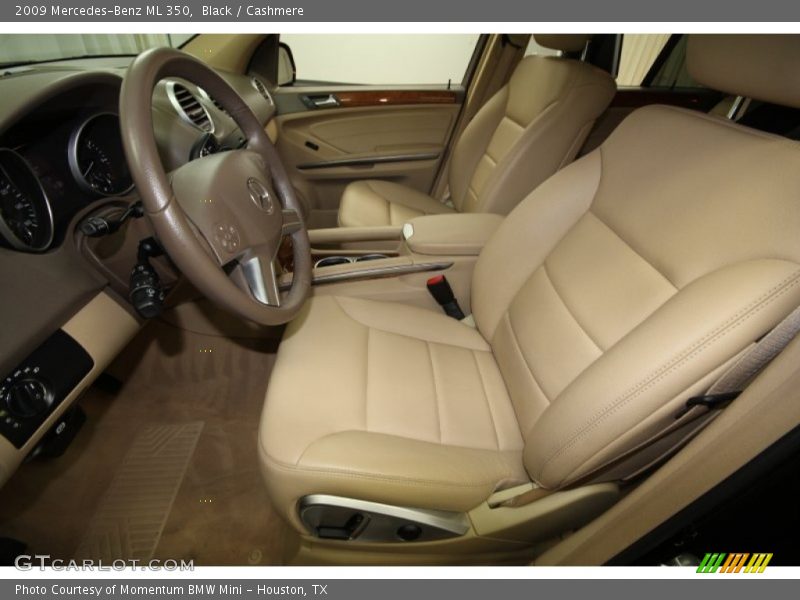 Black / Cashmere 2009 Mercedes-Benz ML 350