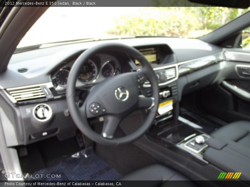 Black / Black 2012 Mercedes-Benz E 350 Sedan