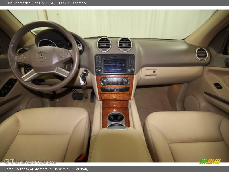 Black / Cashmere 2009 Mercedes-Benz ML 350