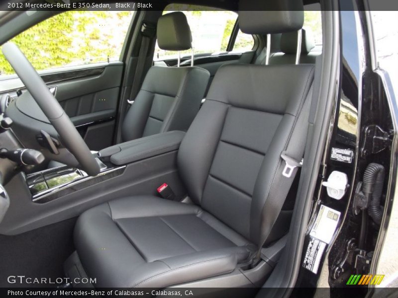 Black / Black 2012 Mercedes-Benz E 350 Sedan