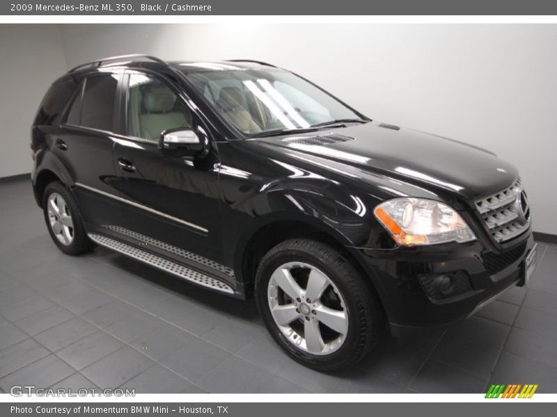 Black / Cashmere 2009 Mercedes-Benz ML 350