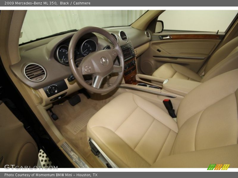 Black / Cashmere 2009 Mercedes-Benz ML 350