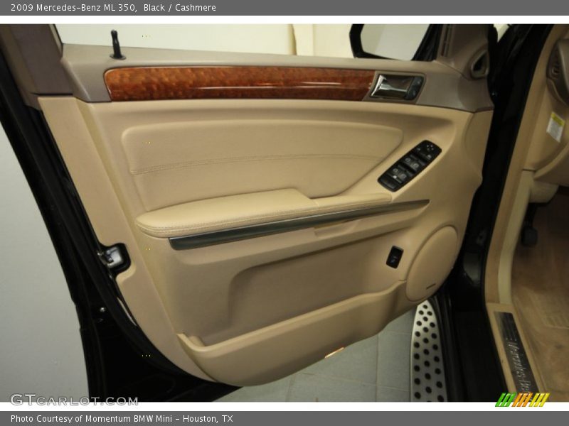 Black / Cashmere 2009 Mercedes-Benz ML 350