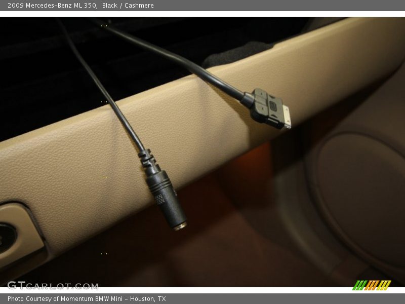 Black / Cashmere 2009 Mercedes-Benz ML 350
