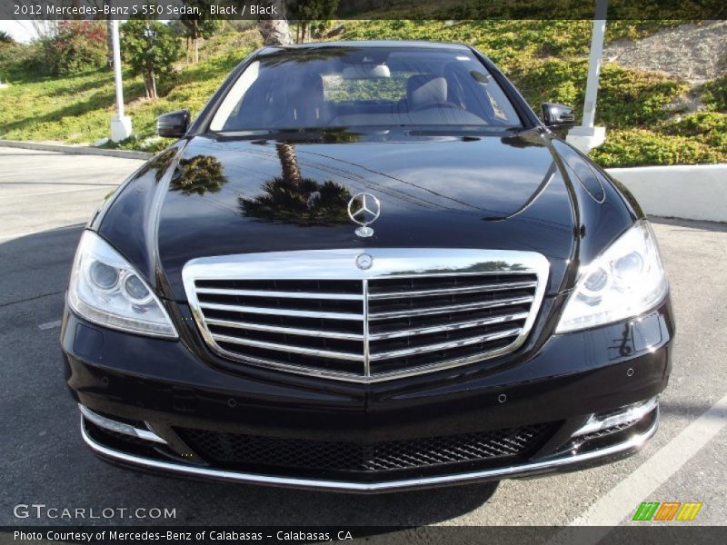 Black / Black 2012 Mercedes-Benz S 550 Sedan