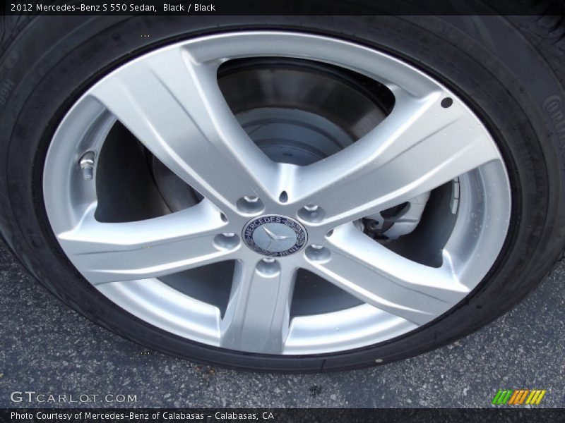 Black / Black 2012 Mercedes-Benz S 550 Sedan