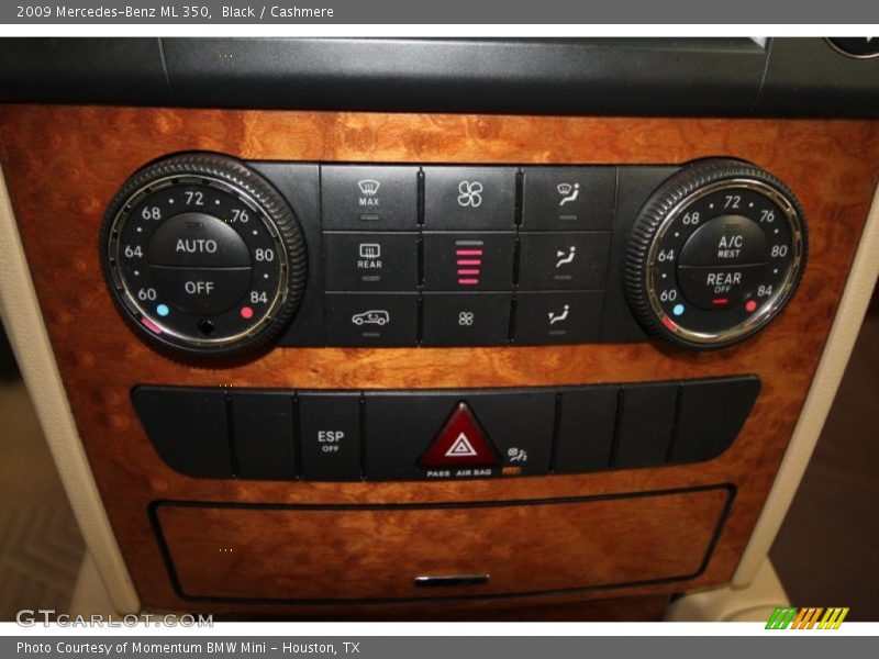 Black / Cashmere 2009 Mercedes-Benz ML 350