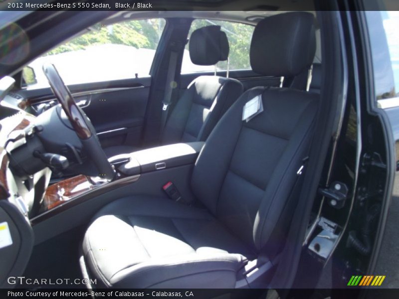 Black / Black 2012 Mercedes-Benz S 550 Sedan