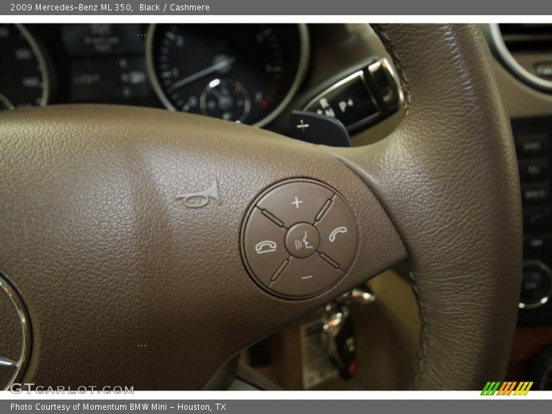 Black / Cashmere 2009 Mercedes-Benz ML 350