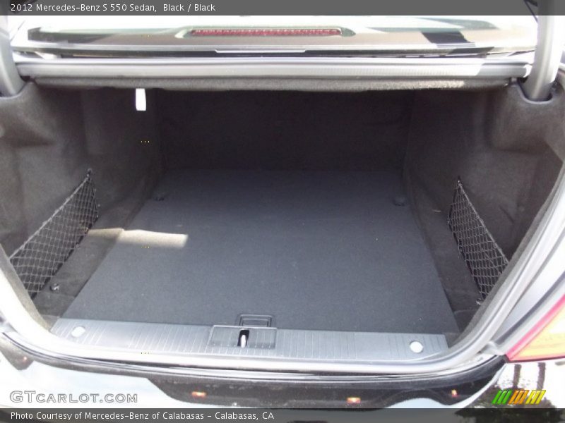 Black / Black 2012 Mercedes-Benz S 550 Sedan