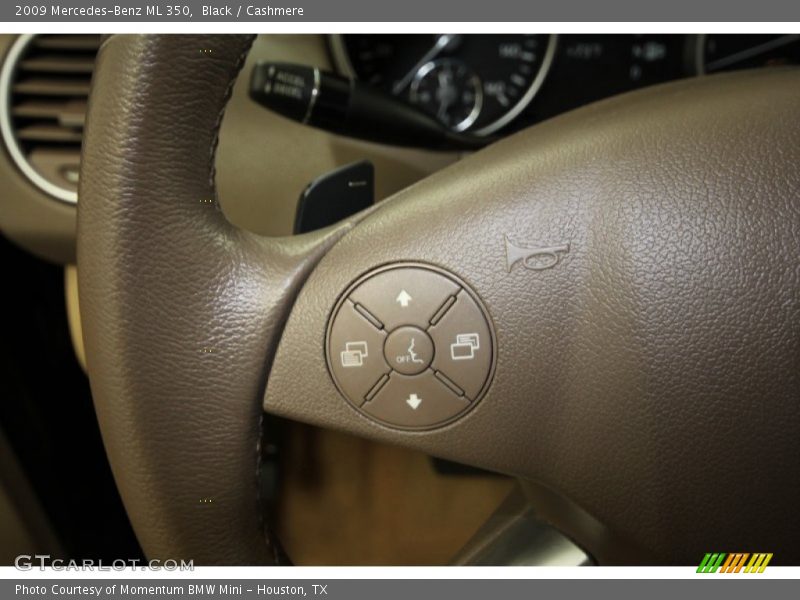 Black / Cashmere 2009 Mercedes-Benz ML 350
