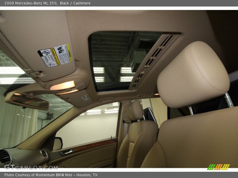 Black / Cashmere 2009 Mercedes-Benz ML 350