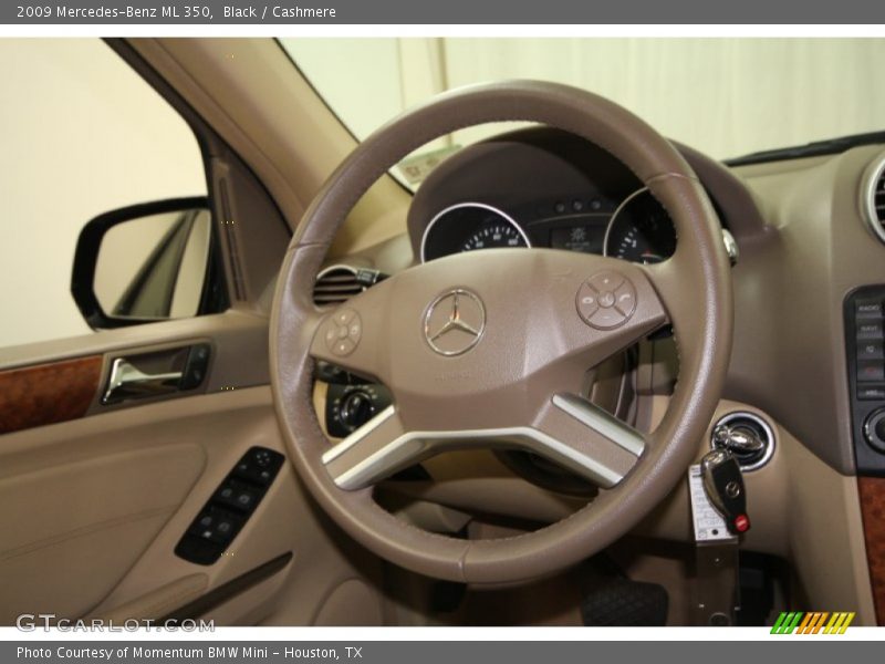 Black / Cashmere 2009 Mercedes-Benz ML 350