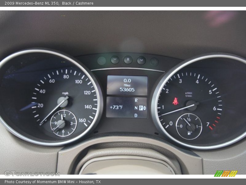 Black / Cashmere 2009 Mercedes-Benz ML 350