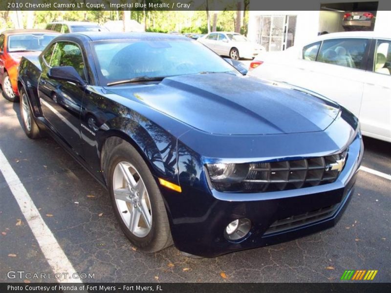 Imperial Blue Metallic / Gray 2010 Chevrolet Camaro LT Coupe