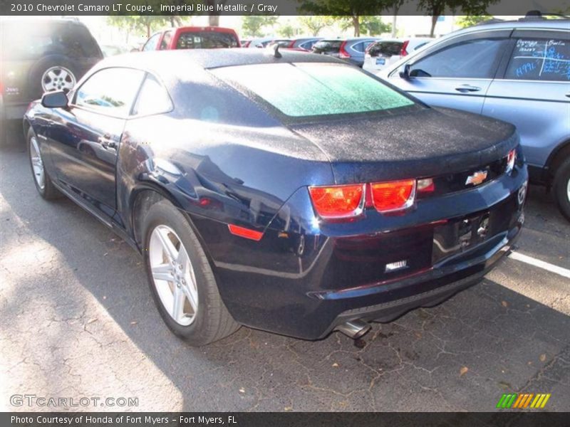 Imperial Blue Metallic / Gray 2010 Chevrolet Camaro LT Coupe