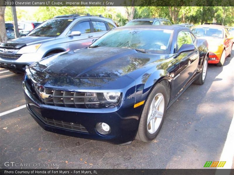 Imperial Blue Metallic / Gray 2010 Chevrolet Camaro LT Coupe