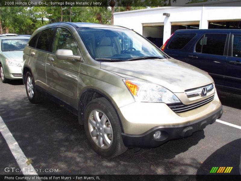 Borrego Beige Metallic / Ivory 2008 Honda CR-V EX-L