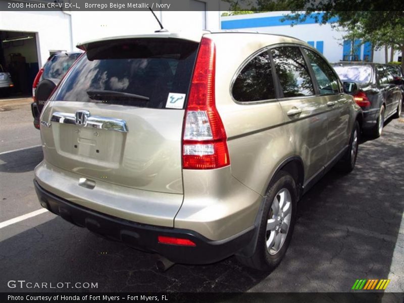 Borrego Beige Metallic / Ivory 2008 Honda CR-V EX-L