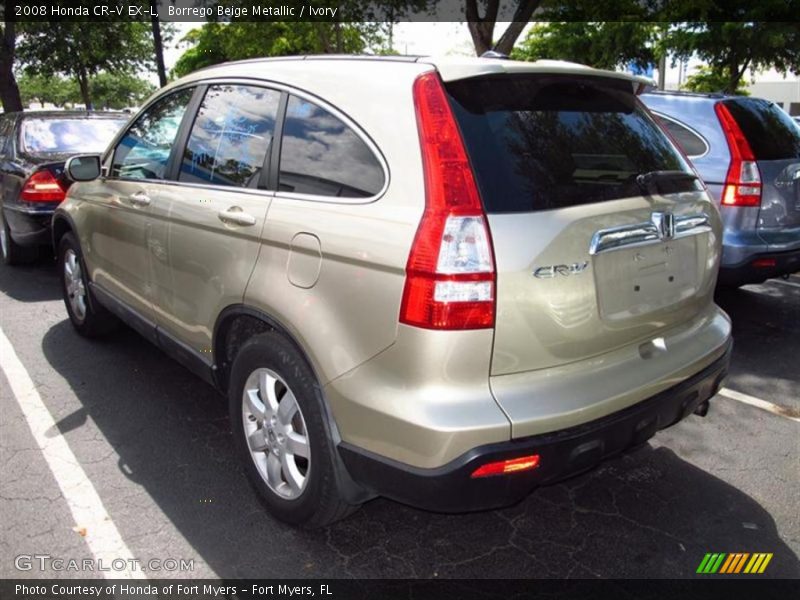 Borrego Beige Metallic / Ivory 2008 Honda CR-V EX-L
