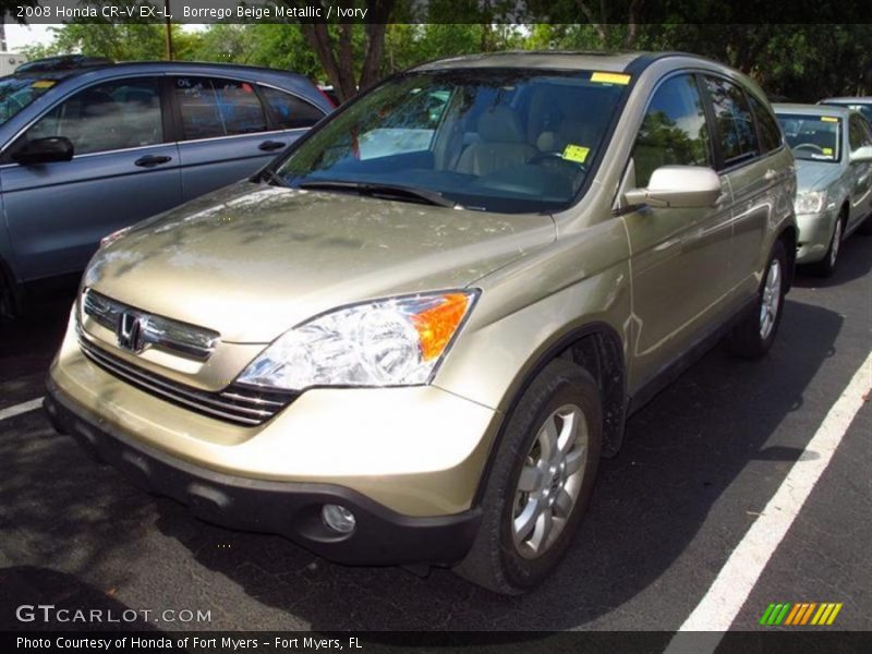 Borrego Beige Metallic / Ivory 2008 Honda CR-V EX-L