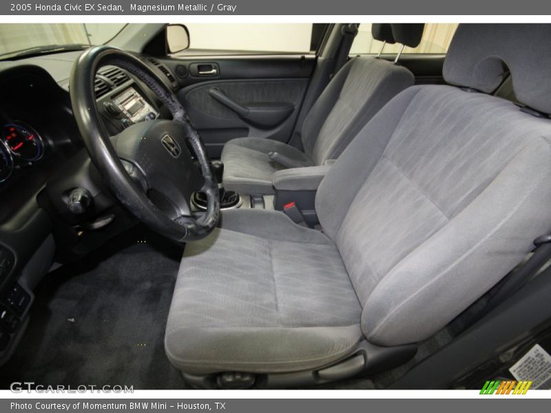 Magnesium Metallic / Gray 2005 Honda Civic EX Sedan