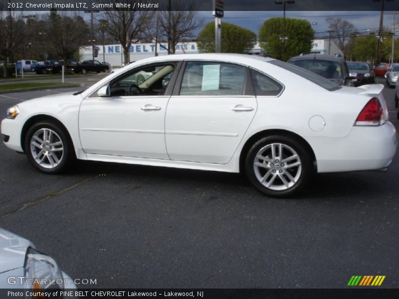 Summit White / Neutral 2012 Chevrolet Impala LTZ