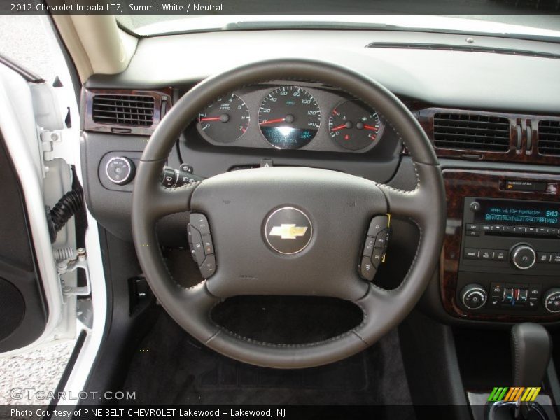 Summit White / Neutral 2012 Chevrolet Impala LTZ