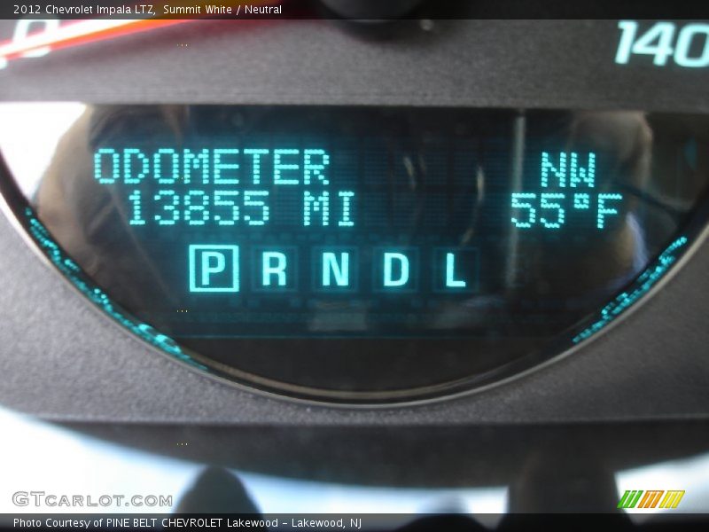 Summit White / Neutral 2012 Chevrolet Impala LTZ