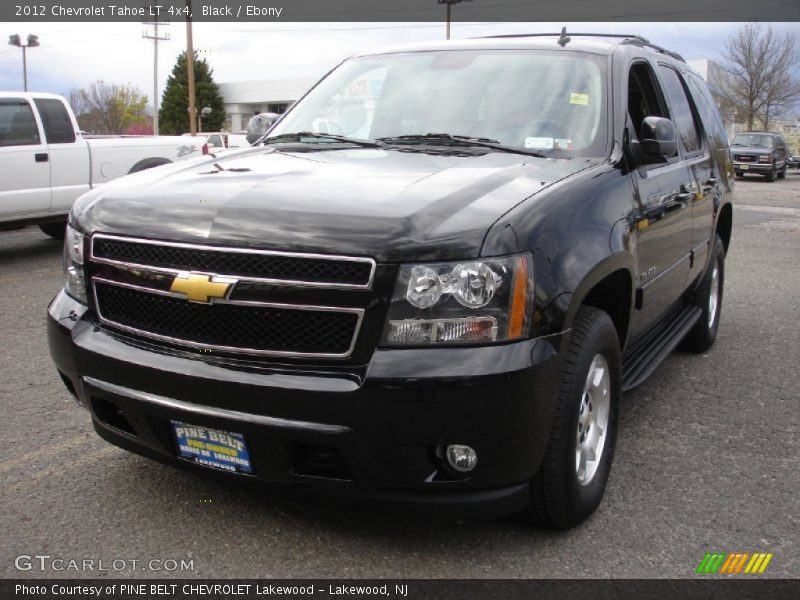 Black / Ebony 2012 Chevrolet Tahoe LT 4x4