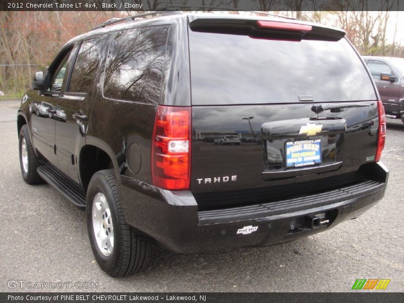 Black / Ebony 2012 Chevrolet Tahoe LT 4x4