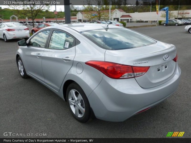 Silver / Gray 2013 Hyundai Elantra GLS