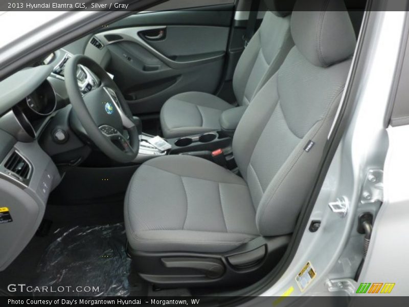 Silver / Gray 2013 Hyundai Elantra GLS