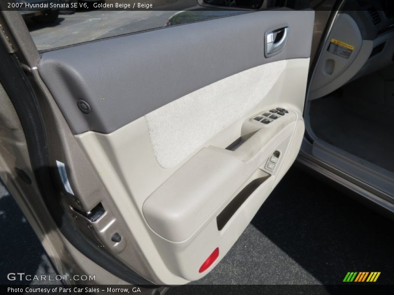 Golden Beige / Beige 2007 Hyundai Sonata SE V6