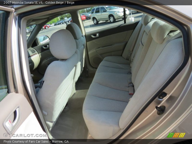 Golden Beige / Beige 2007 Hyundai Sonata SE V6