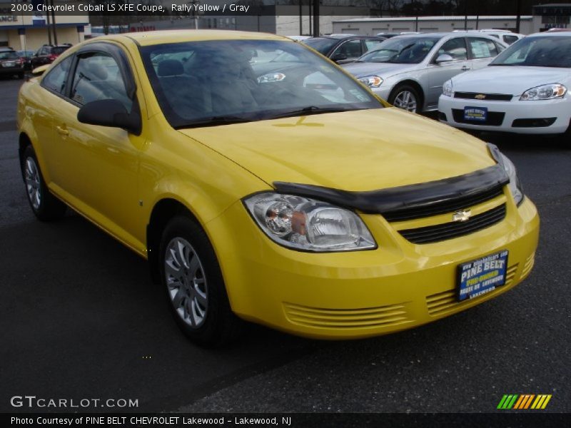 Rally Yellow / Gray 2009 Chevrolet Cobalt LS XFE Coupe