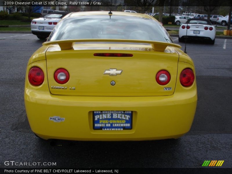 Rally Yellow / Gray 2009 Chevrolet Cobalt LS XFE Coupe
