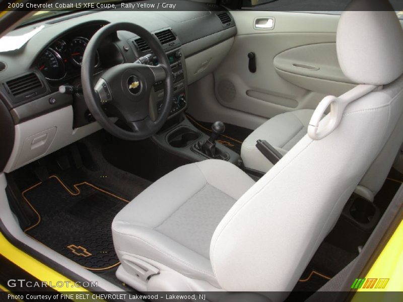 Rally Yellow / Gray 2009 Chevrolet Cobalt LS XFE Coupe