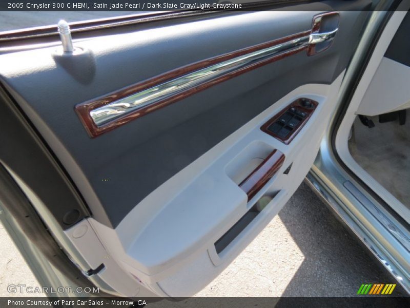 Satin Jade Pearl / Dark Slate Gray/Light Graystone 2005 Chrysler 300 C HEMI