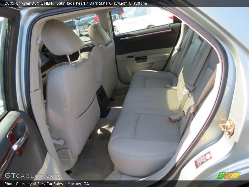 Satin Jade Pearl / Dark Slate Gray/Light Graystone 2005 Chrysler 300 C HEMI