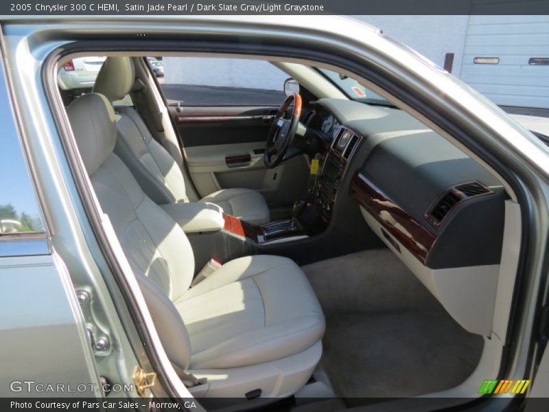 Satin Jade Pearl / Dark Slate Gray/Light Graystone 2005 Chrysler 300 C HEMI