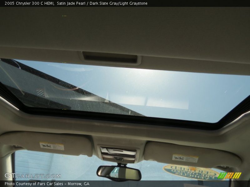 Satin Jade Pearl / Dark Slate Gray/Light Graystone 2005 Chrysler 300 C HEMI