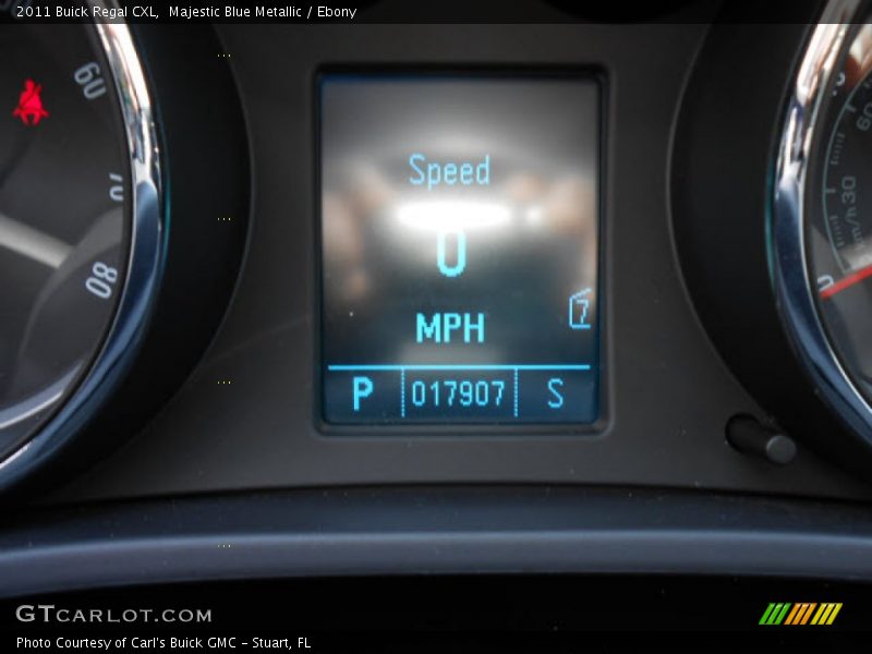 Majestic Blue Metallic / Ebony 2011 Buick Regal CXL