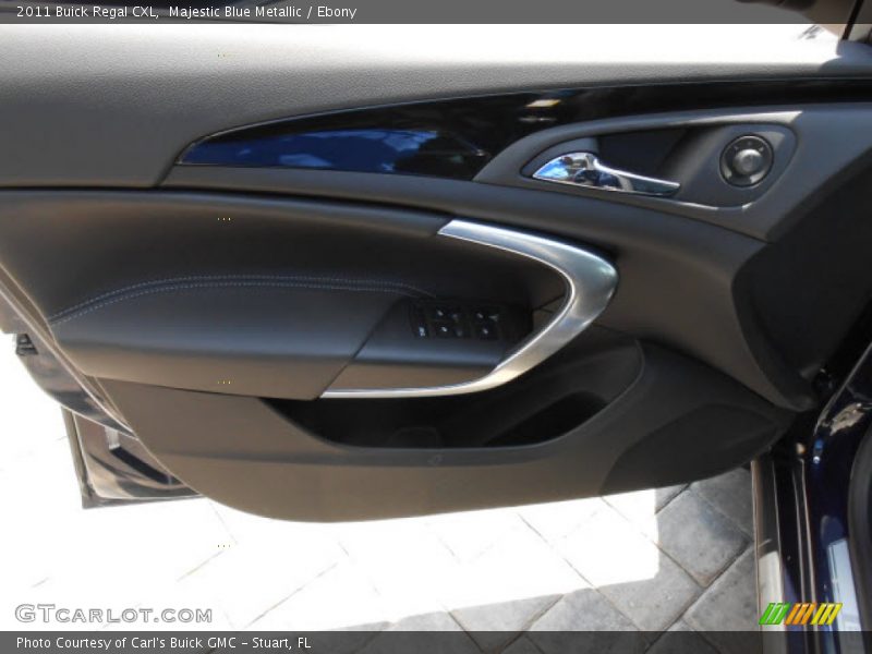 Majestic Blue Metallic / Ebony 2011 Buick Regal CXL