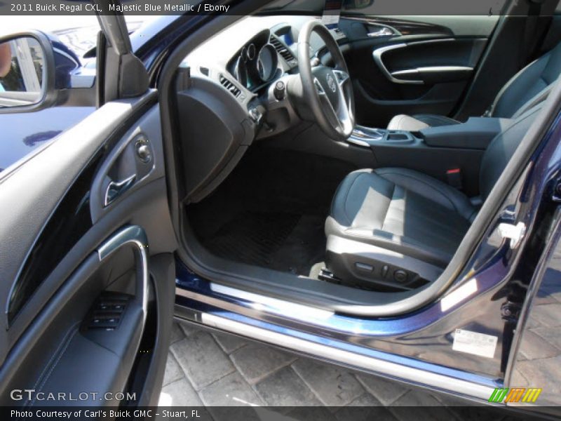 Majestic Blue Metallic / Ebony 2011 Buick Regal CXL