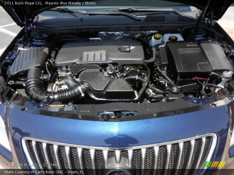 Majestic Blue Metallic / Ebony 2011 Buick Regal CXL