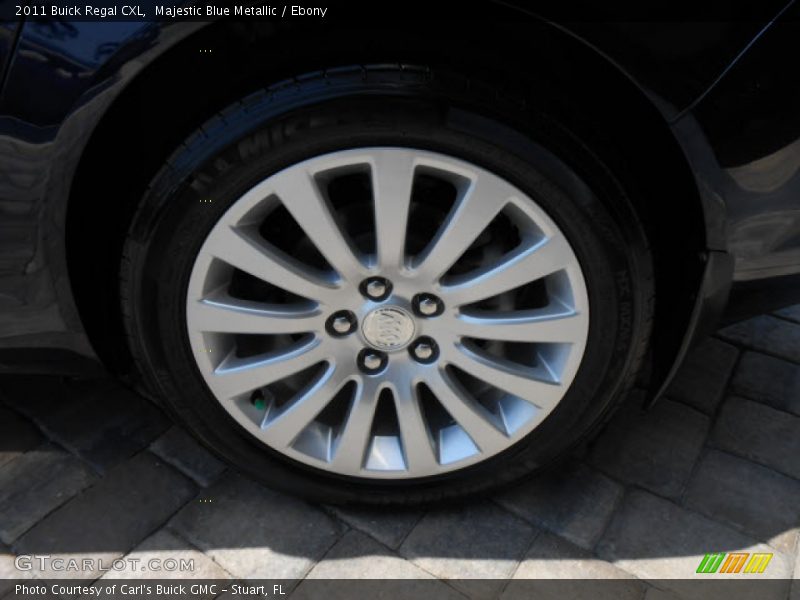 Majestic Blue Metallic / Ebony 2011 Buick Regal CXL