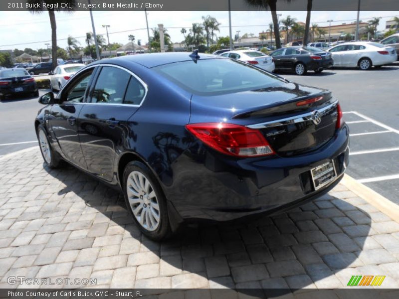 Majestic Blue Metallic / Ebony 2011 Buick Regal CXL