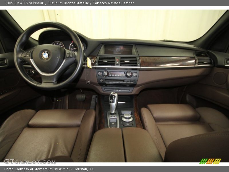 Platinum Bronze Metallic / Tobacco Nevada Leather 2009 BMW X5 xDrive48i