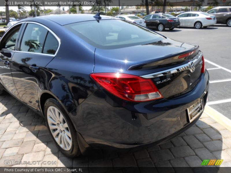 Majestic Blue Metallic / Ebony 2011 Buick Regal CXL